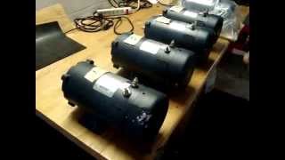 Leeson 24V DC 1HP Multiple Motor Demo [upl. by Daniela]