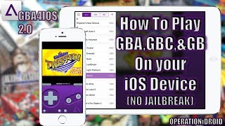 How To Get GBA4iOS 20 and ROMs NO JAILBREAK NO COMPUTER [upl. by Christophe]