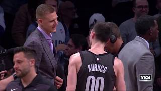 Rodions Kurucs vs Mavericks 19 pts 6 reb 1 ast 1 stl and 1 blk 040319 [upl. by Epoh]