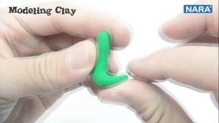 NARA Tutorial MODELING CLAYhow to make quotLITTLE FROGquot [upl. by Arikahs]