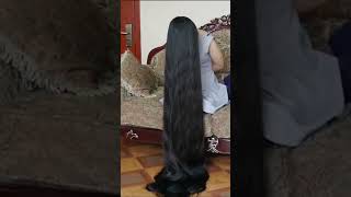 floor length hair cut off hair haircut floorlengthhair hairtransformation [upl. by Plume475]