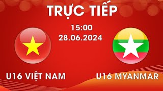 🔴REVIEW  U16 VIỆT NAM  U16 MYANMAR  BÓNG ĐÁ U16 ĐÔNG NAM Á [upl. by Nahtnaoj]