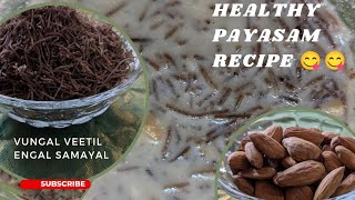 😋😋Creamy Badam Milk Payasam with Nutritious Ragi SemiyaEasy Dessert Recipe samayal cooking love [upl. by Alvis]