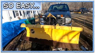 The EASIEST Snow Plow To Hook Up  Fisher quotMinute Mount 2quot [upl. by Thor]