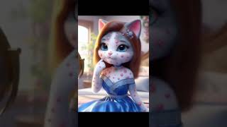 Cute cat pimple 😻😿meow cat kitten lover ai cat [upl. by Einnep]