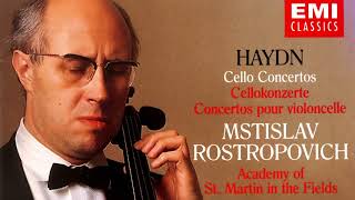 Haydn  The Cello Concertos  Presentation recording of the Century  Mstislav Rostropovich [upl. by Citarella]