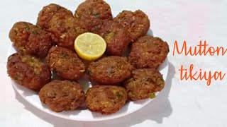 bakrid special mutton tikiya recipe  kacha keemar kebab  mutton tikka recipe  by chef Sabina [upl. by Aeila]