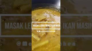 Masak Lemak Nenas Ikan Masin shortvideo mokdekitchen [upl. by Ahtnamas178]