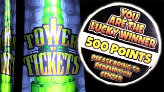 Tower of Tickets 2 Matt VS Justin  Arcade Nerd [upl. by Steffy498]