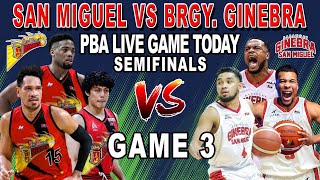 BRGY GINEBRA vs SAN MIGUEL Game 3 Semifinals  PBA Live Full Game Today  October 13 2024  2K24 [upl. by Nay]