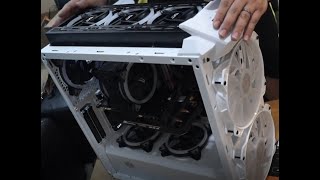 Part 4 Final Cooler Master MasterCase H500P Mesh Case Fire Up [upl. by Niowtna]