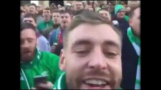 Les supporters Irlandais prouvent quils sont toujours les meilleurs du monde [upl. by Ahsiemak]