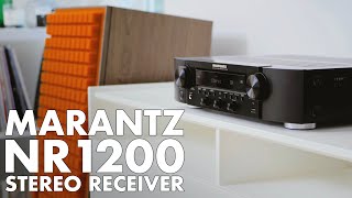 MARANTZ NR1200 Stereo Receiver Review A HOME THEATER with 2 SPEAKERS [upl. by Akanke]