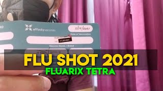 FLU SHOT FLUARIX TETRA 2021 [upl. by Nola704]