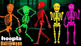 Dancing Skeletons At Night  Spooky Scary Kids Songs  Hoopla Halloween [upl. by William]