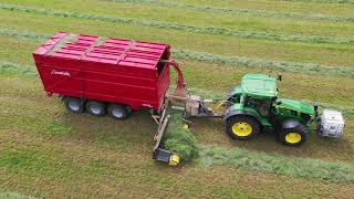 62 M3 Forage in 16 min  Metsjö 1460R MetaQ 75 62 M3 with John Deere 350 HP  Ydre Sweden [upl. by Darrey]