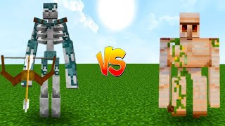 MUTANT STRAY VS IRON GOLEM  Minecraft Mob Battle [upl. by Darbie]