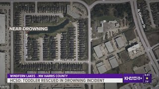 HCSO Toddler unresponsive after being pulled from water in northwest Harris County [upl. by Poyssick]