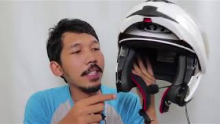 Tips motovlog  Membuat intercom helm murah dengan bluetooth atau dengan wifi tethering [upl. by Enicul]