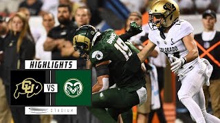 Colorado vs Colorado State Football Highlights 2018  Stadium [upl. by Anierdna]