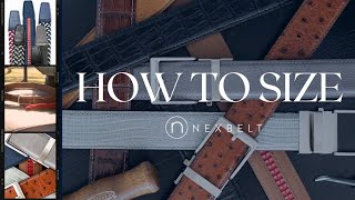 How To Size Nexbelt  Cut To Size Ratchet Belt [upl. by Rez]