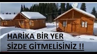 Bungalov Evler Şenpazar Kızılcasu Tabiat Parkı Yaz Kış Turizmi [upl. by Filemon]