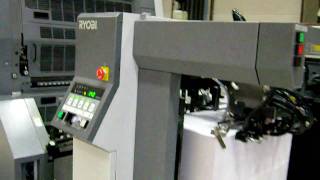 Ryobi 750 offset press at Finesse Druk [upl. by Enohs]