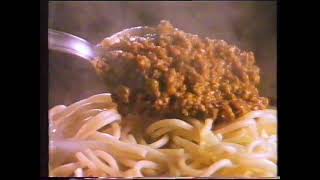 Masterfoods Alora Pasta Sauce  1985 Australian TV Commercial [upl. by Jowett]