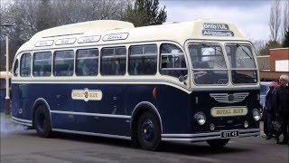 2832016 Double declutching  Royal Blue 2200 Bristol LS6G OTT43  Wythall Easter Monday [upl. by Wainwright]