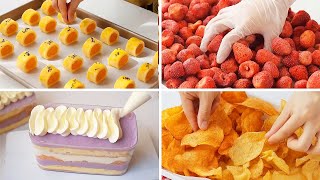 ASMR Yummy Food Cooking Compilation 1 Easy Creative Recipe  Cake Story Tiktok ASMR Cooking [upl. by Ecinehs50]