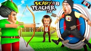 SCARY TEACHER Almost Shot Me THERE Shes a Pain in the Axe S⋊Ɔoɹ ʎɐlƆ plıM pɐɥƆ FGTeeV Skit [upl. by Drofnil717]