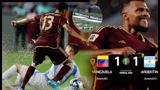 La VINOTINTO fue superior a ARGENTINA y merecía ganar el partido [upl. by Amora316]