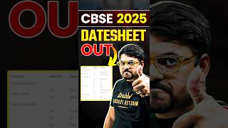 📢CBSE Board Exam 2025 Date Sheet Released🚨 shorts cbse ncert boardexam2025 class12 cbse2025 [upl. by Reyotal]