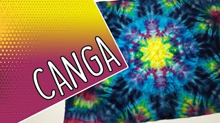 A CANGA TIE DYE MAIS LINDA DO BRASIL  Théo e Tintas [upl. by Ahsilrae]