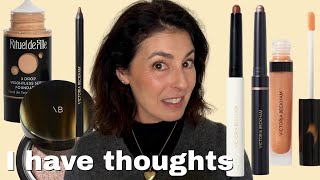 Victoria Beckham Beauty and Rituel de Fille Serum Foundation  Demos amp Swatch Comparisons  Over 40 [upl. by Assille]