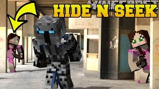 Minecraft PAT AND JEN HIDE AND SEEK  Morph Hide And Seek  Modded MiniGame [upl. by Darom]