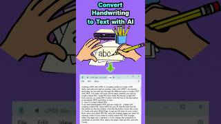 Convert Handwriting to Text with AI on Smartphone ai tutorial shorts updf [upl. by Survance998]