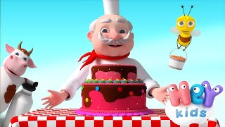 THE BAKER  Cooking Song For Kids  More Nursery Rhymes  HeyKids [upl. by Ardekal534]