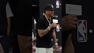 Allen Iverson Henessey event in Taipei 2023  talking about practice [upl. by Arraik628]