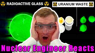 Making Uranium Glass and Waste Disposal  Nuclear Engineer Reacts to NileRedNileBlue [upl. by Tallia]