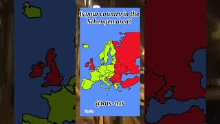 Is your country in the Schengen area Schengen europe geography [upl. by Zaragoza906]