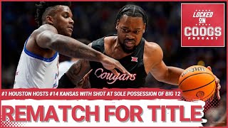 1 Houston Cougars Host 14 Kansas Jayhawks with Shot at Sole Possession of Big 12 Title [upl. by Lehar833]