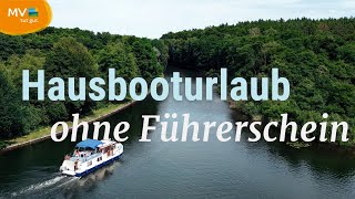 Ein Hausboot  2 Paare und eine unvergessliche Zeit in der Mecklenburgischen Seenplatte [upl. by Gloriane630]