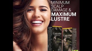 😻😻Cuticolor Permanent Hair Color Cream1 Dr prescribedSuitable for Sensitive [upl. by Lanae]