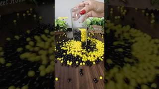 Satisfying Reverse Beads ASMR 💛🖤💛 reverse asmr satisfying [upl. by Varhol]