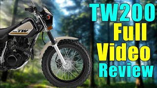 Yamaha TW200 Review is it a good dual sport motorcycle [upl. by Chere]