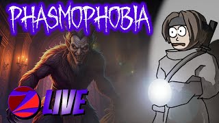 🔴 LIVE  Were DYING to meet these ghosts Challenge Mode and Nightmare Games  Phasmophobia [upl. by Colby]