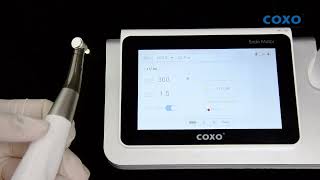 COXO CSmartI Pro Pilot Endo Motor Operation Video dentisit endotreatment caries [upl. by Asyral]