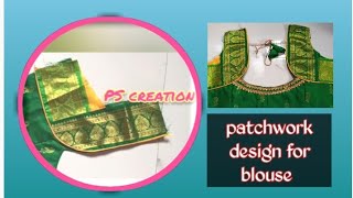 patchwork blouse design new model blouse design [upl. by Yluj701]