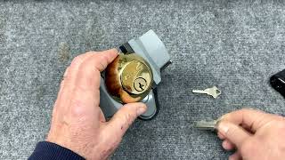 Opening a Schlage deadbolt lock [upl. by Llered]